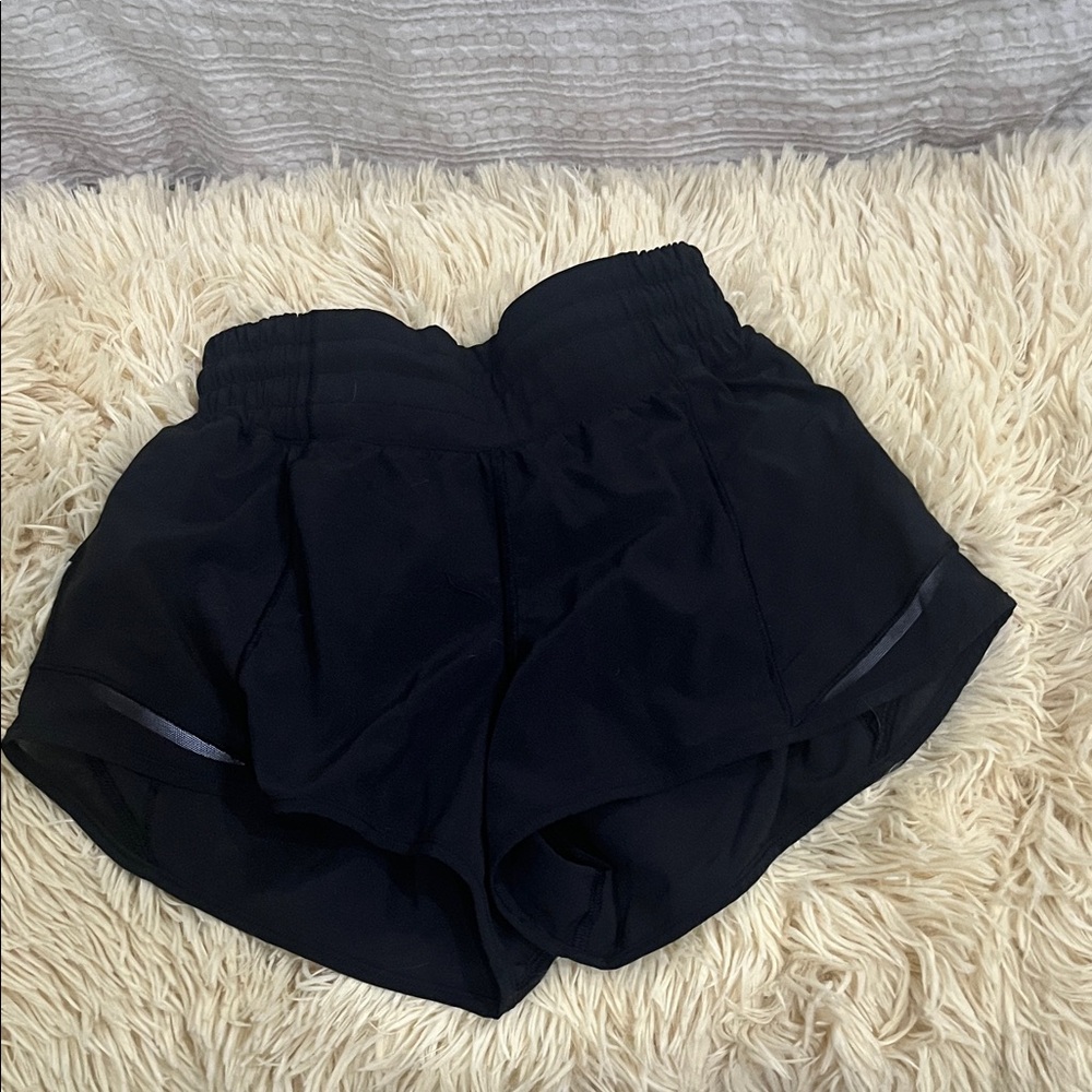 Lululemon Athletica Black Athletic Shorts